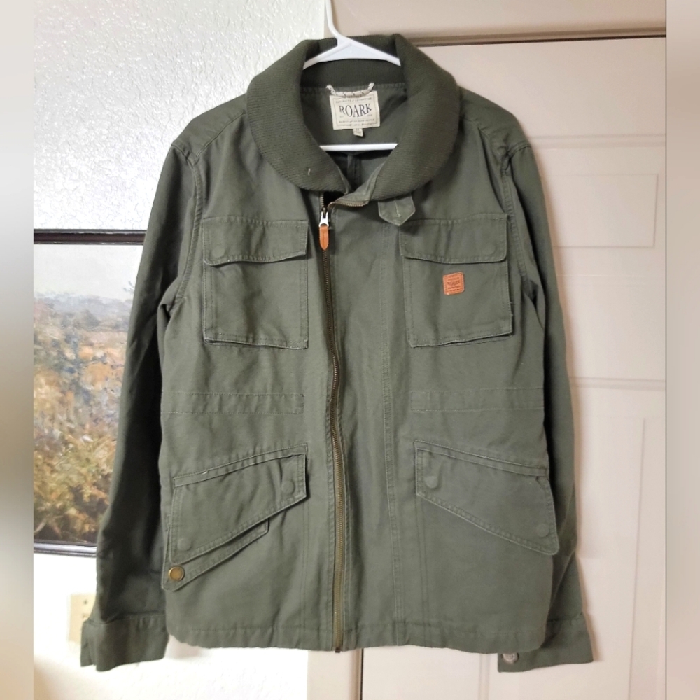 Roark Olive Green Chore Jacket Like Brand New Medium Utility Jacket Barn Jacket